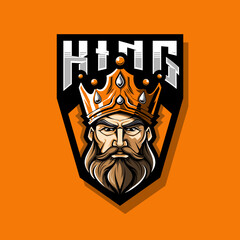 king logo vector