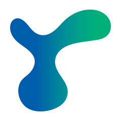 Fototapeta premium Fluid Gradient Blob