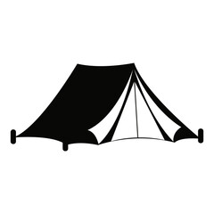 Tent Icon Silhouette