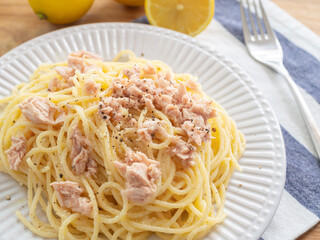 レモンツナパスタ