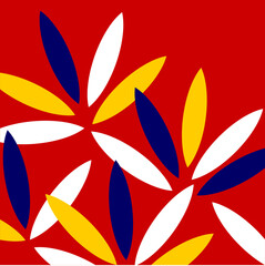 Abstract background in Malaysia's flag color.