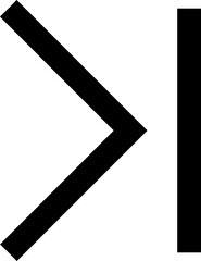 Arrows icon. Line vector arrow editable icon isolated on white background