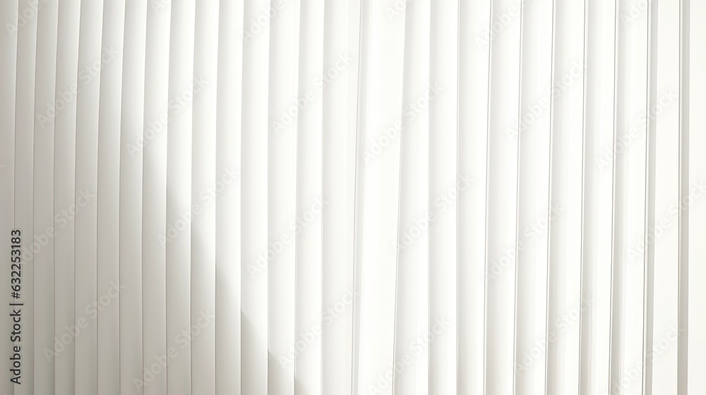 Aufkleber light and shadows cast by curtains and silhouettes on a white wall bright day sunlight template empt