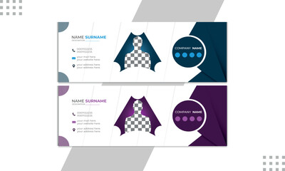 Business Email Signature Design Template Email Signature Design Template Business Email Signature Design Template Modern and minimalist or email footer template. Blue bundle email signature design.	