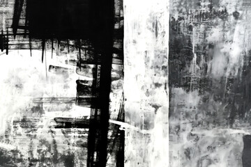 Fototapeta premium Acrylic Paint Isolated on White Background-Monoprint
