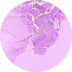 Purple pink pastel alcohol ink circle background