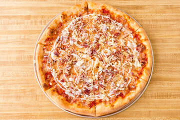chicken, bacon and ranch pizza
