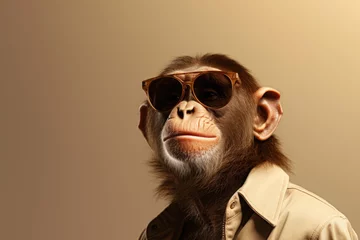 Zelfklevend Fotobehang cool monkey © mimagephotos