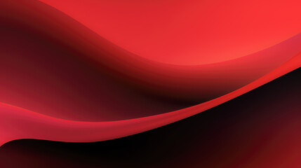 Red and Black Gradient Background with a Wave Pattern A Stunning and Versatile Abstract Design AI Generative