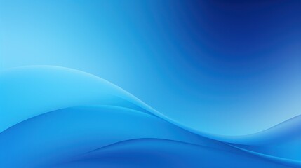 Abstract Blue Color Gradient Vignette Background AI Generated