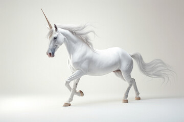 Obraz na płótnie Canvas Mesmerizing Presence: Legendary Unicorn Unveiled
