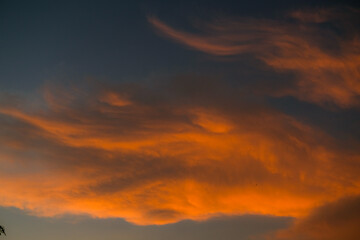 sunset sky with clouds, sunset in the sky, sky at sunset, sunset in Pontianak city, clouds in the sky, sunset over the Kapuas River Pontianak, sunset over the city, red sunset sky, red sky and clouds