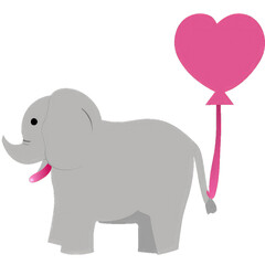 elephant and heart