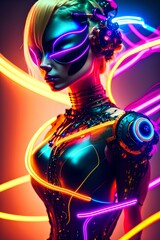 woman silhouette, masterpiece, generative AI