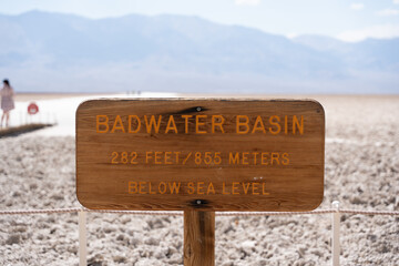 Badwater Basin in Death Valley