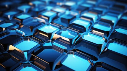 Obraz premium Hexagonal tiled background pattern.