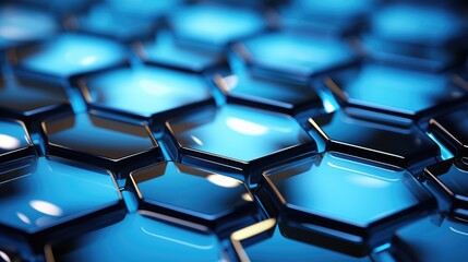 Obraz premium Hexagonal tiled background pattern.