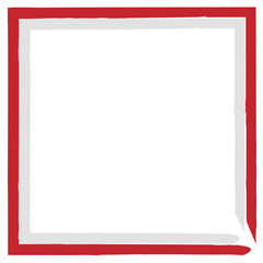 Indonesian Flag with Brush paint texture