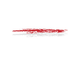 Indonesian Flag with Brush paint texture