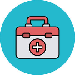 Fototapeta premium First Aid Kit Icon