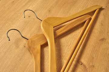 wooden cloth hangers