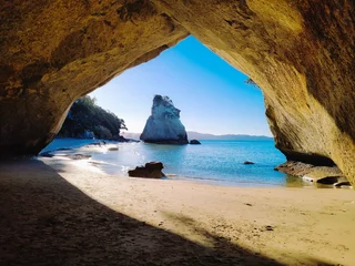 Printed roller blinds Cathedral Cove Cathedral Cove New Zealand