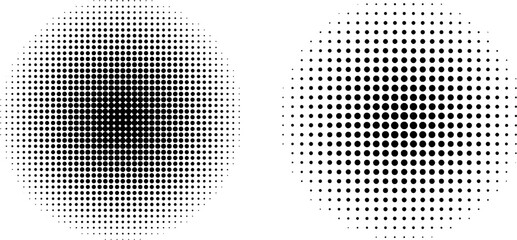 Halftone dot tone grunge effect abstract pattern texture vector graphic retro illustration.gradient geometric element art shape modern creative pop wallpaper vintage monochrome print frame
