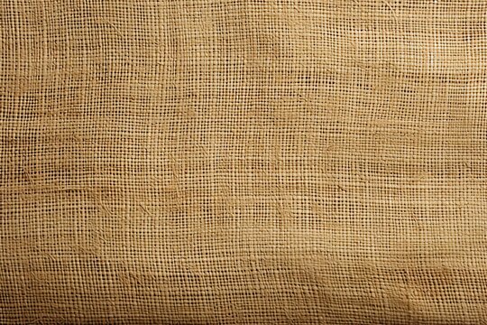 Toile de jute toile de jute toile de jute tiss&eacute;e motif de fond de texture en beige clair couleur marron cr&egrave;me blanc, lin et tissu de coton, ia
