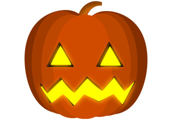 Happy halloween Pumpkin - Glow Pumpkin Face