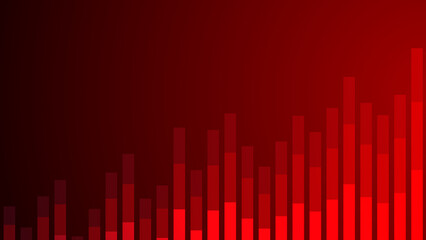 Abstract graph chart of stock market trade background.