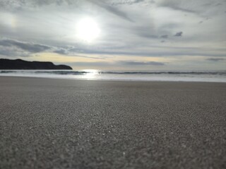 sunset on the beach © Marvin