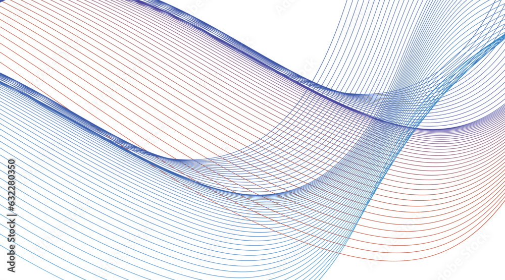 Wall mural stripe pattern white line background. thin dark lines on white background. abstract texture line pat
