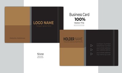 modern design business card template