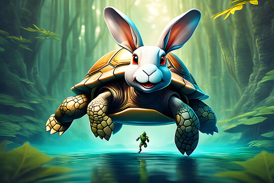 Rabbit And Turtle Images – Browse 7,224 Stock Photos, Vectors, and ...