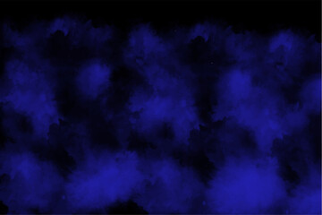 Abstract watercolour night sky background with smoke effect with fog clouds  Background ornament and mordern watercolor design with backdrop  dark texture 