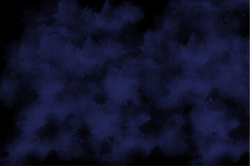 Abstract watercolour night sky background with smoke effect with fog clouds  Background ornament and mordern watercolor design with backdrop  pastel texture 