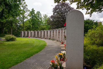 Kolumbarium auf einem Friedhof in Mülheim