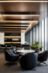 Simplicity Workspace: Minimalist Office with Clean Lines