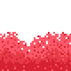 Red pixel border from different shades