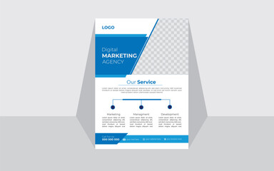 Modern Creative Flyer Design, Corporate Flyer Template, Marketing, Professional, Company, layout.