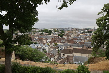 Vue d'ensemble de la ville, ville de Dreux, département de l'Eure et Loir, France