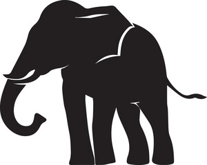 Elephant vector silhouette