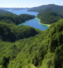 lake in the mountains