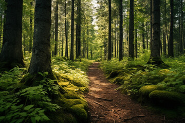 Fototapeta premium Weg im Wald