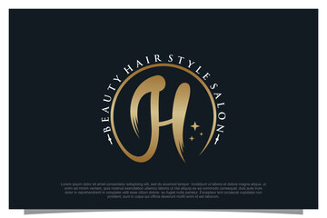 Haircut logo design element vector for your business