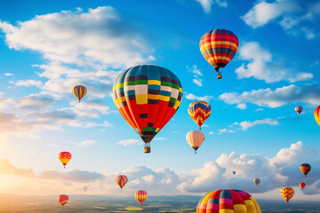 Obraz premium Heißluftballons