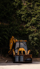 excavator on the site 