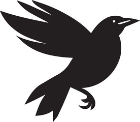 Bird Logo Vector silhouette, Bird icon vector illustration