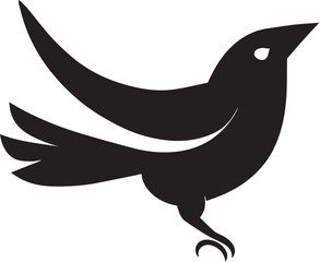 Bird Logo Vector silhouette, Bird icon vector illustration