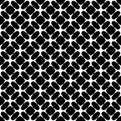 Black and white seamless pattern texture. Greyscale ornamental graphic design. Mosaic ornaments. Pattern template. Vector illustration. EPS10.